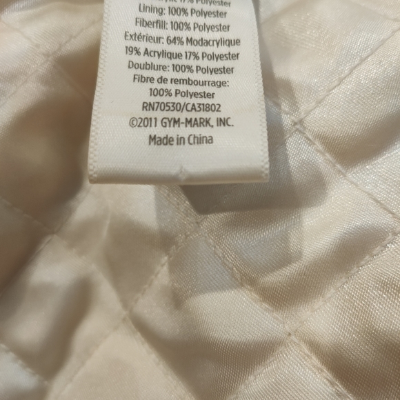 Gymboree white fur coat 12 - 24 months - Picture 2 of 2